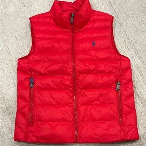 Polo by Ralph Lauren Kids Bright Red Quilted Vest